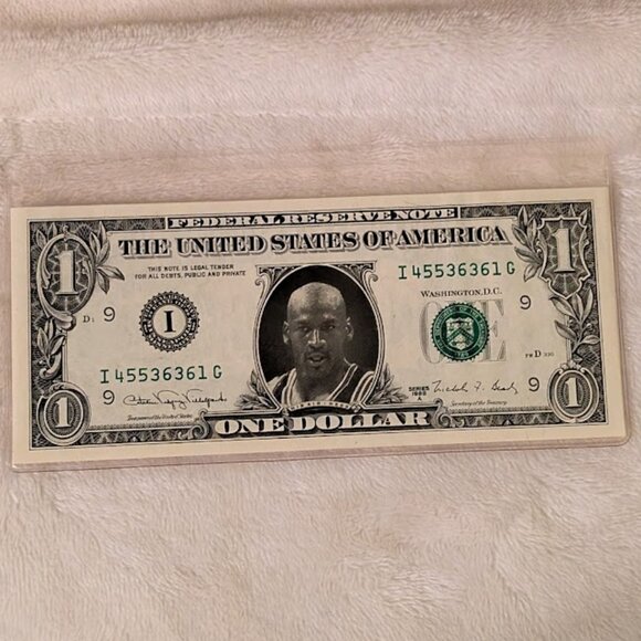 O2 1988A SERIES JORDAN ONE DOLLAR BILL - Picture 1 of 2